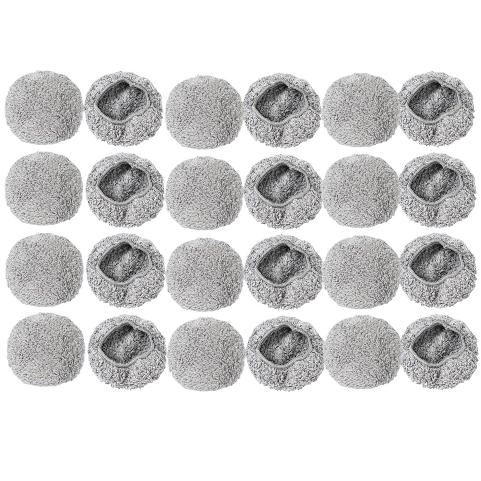Panni For La Pulizia Del Robot Lavavetri, Compatibili Con Hobot, Robot Spazzante 188 168 198 388, Parti Universali For Aspirapolvere In Tessuto Con Mocio Rotondo(24pcs)
