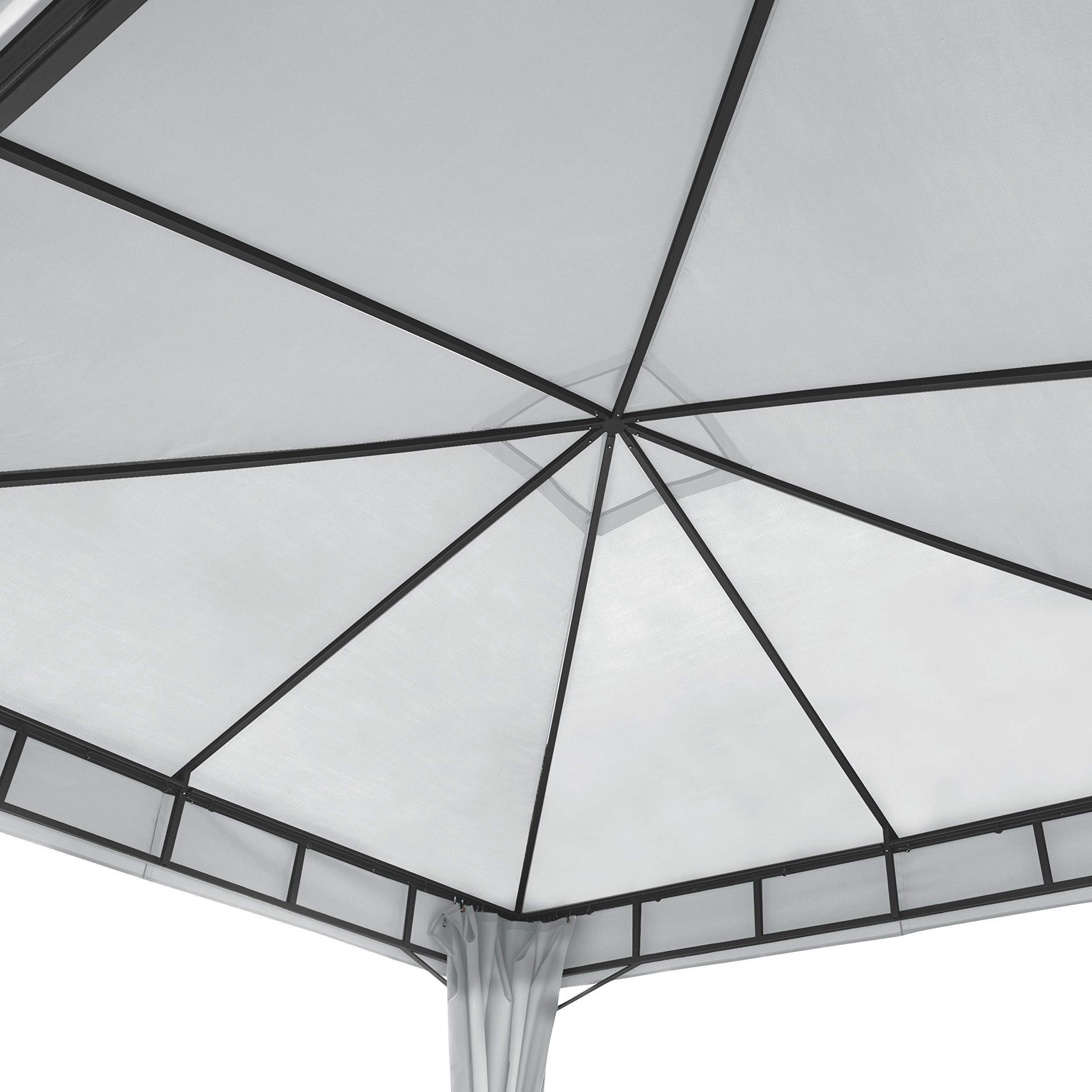 Ersatzdach 3x3 m für Sunset Premium ca. 220 g/m² grau