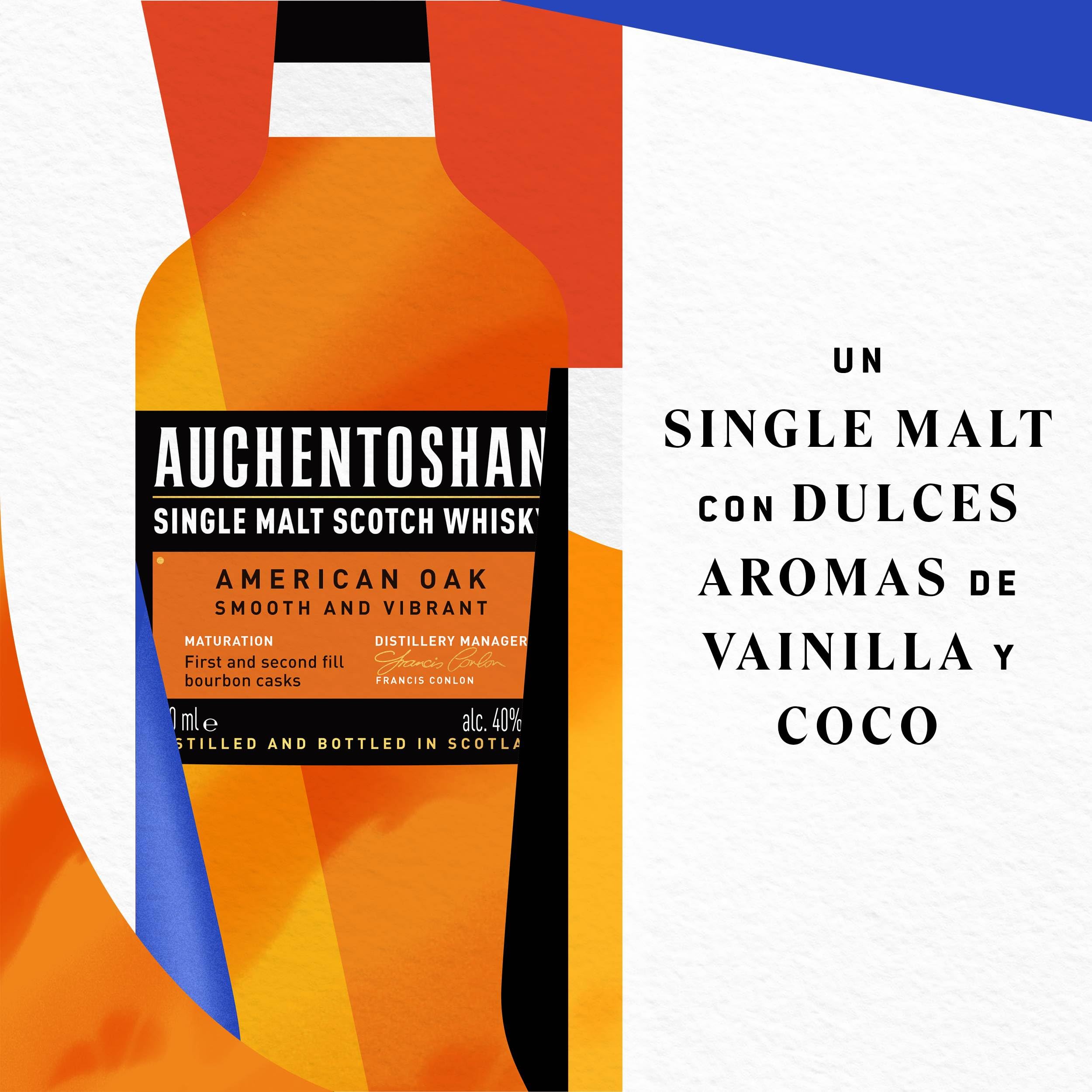 Auchentoshan American Oak Whisky Escocés Single Malt 70cl
