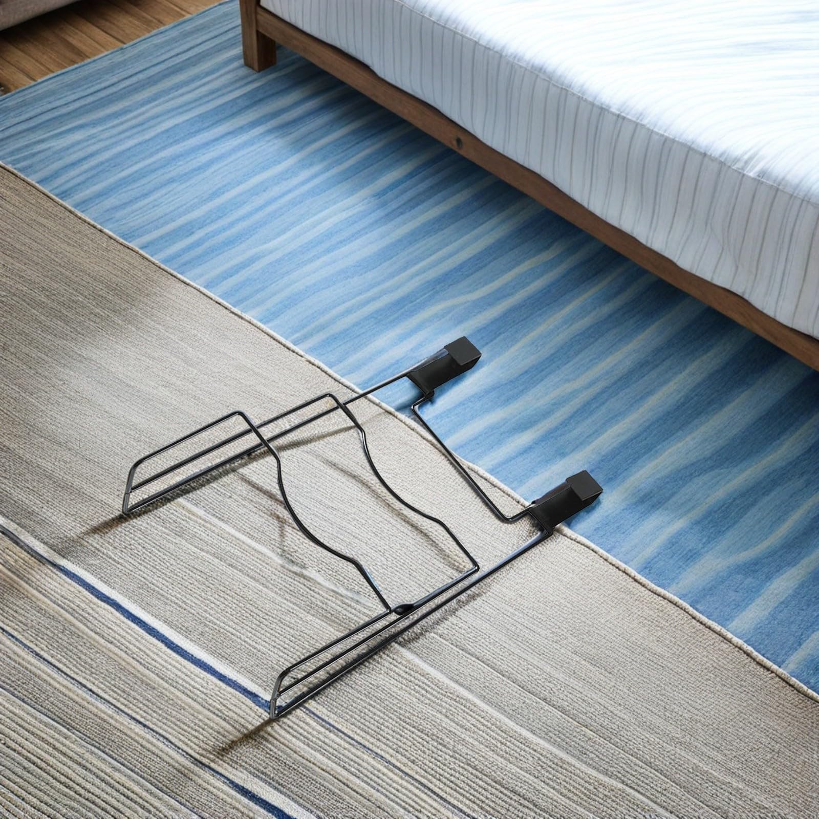 Hemobllo 2 Stück pack Topfdeckelhalter Türhänger aus Schwarzem Metall Küchen Organizer mit Tropffreiem Design und Schneidebrett Halter für Küchenschränke