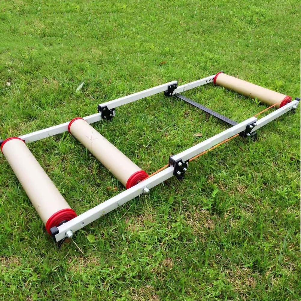 Składany trenażer rowerowy, 3-częściowa stacja rowerowa do rowerów szosowych i górskich, idealny do treningu fitness w domu