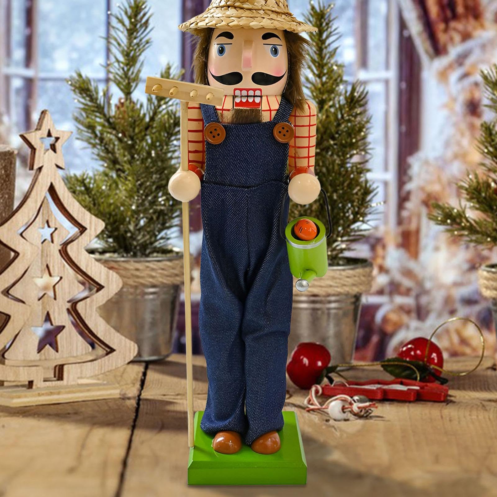 アメリカ製 木製 クリスマスオーナメント 兵隊 くるみ割り人形 【公式