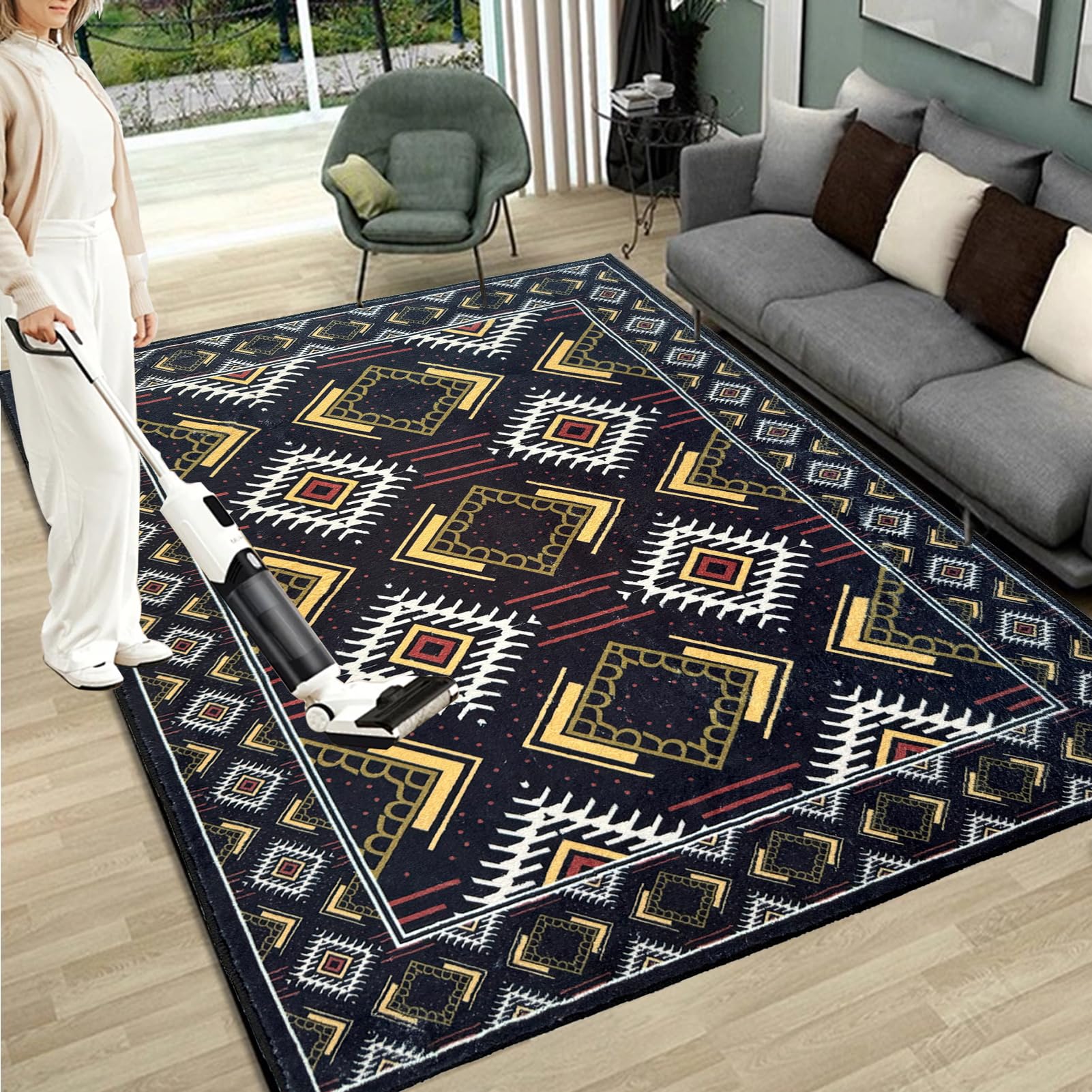 Tappeto Batteria Elettronica Tappeti Batteria Acustica Tappeto A Tamburo Insonorizzante per Grancassa Rullante E Altri Componenti del Set di Tappetini Antiscivolo Tappetino Insonorizzato 200 x 180 cm