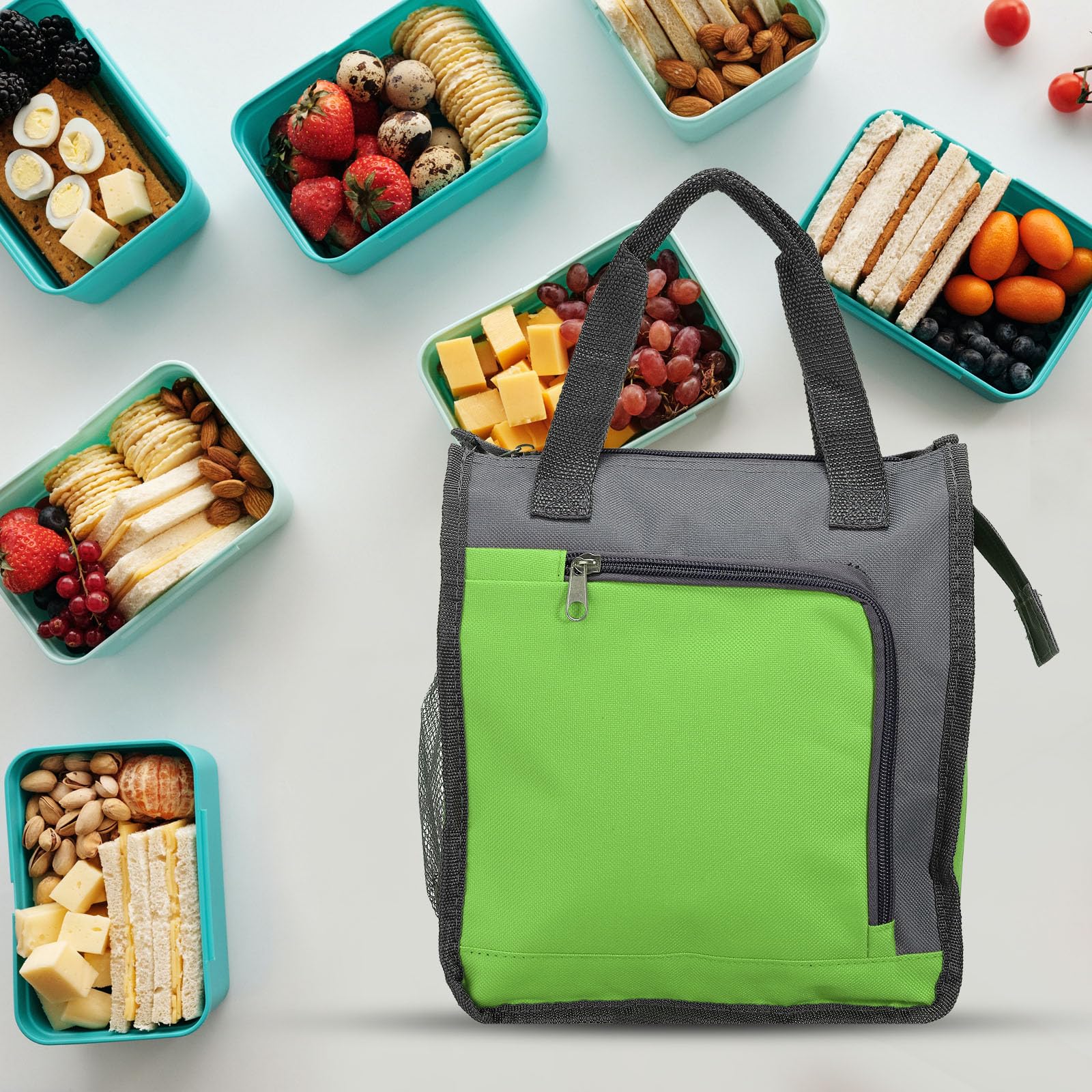 Bolsa Térmica Aislante De Tela Oxford - Capacidad 2 Litros, Con Asa Larga - Ideal Para Picnic, Playa, Trabajo O Viajes