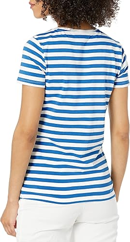 Vista 116 de Yaxa Essentials Women's Regular-Fit Short-Sleeve Crewneck T-Shirt