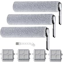 Brush Roll & HEPA Filter Replacement Parts Kit Compatible with Roborock F25/F25 Combo/F25 ACE/F25 ALT/F25 LT/F25 RT/F25 GT/F25 Ultra Cordless Wet Dry Vacuum Cleaner