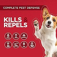 Vista 4 de TevraPet Activate II Prevención de pulgas y garrapatas para perros, 4 unidades, perros grandes de 21 a 55 libras, gotas tópicas, tratamiento