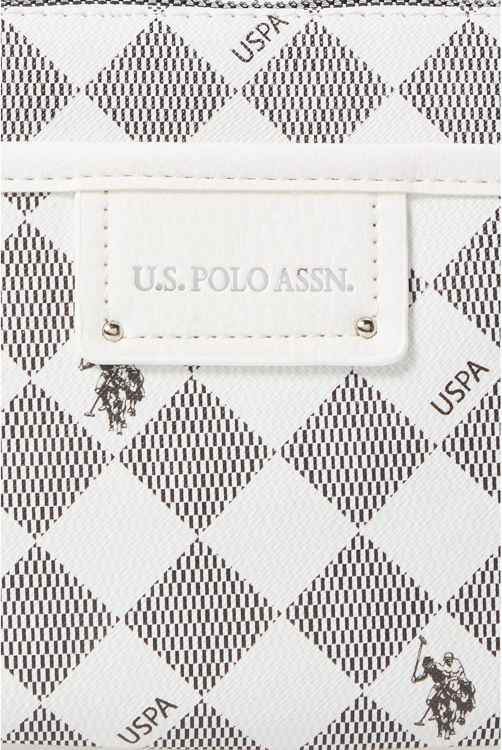 U.S. POLO ASSN. Unisex Diamond Signature Baguette Black/White One Size One Size