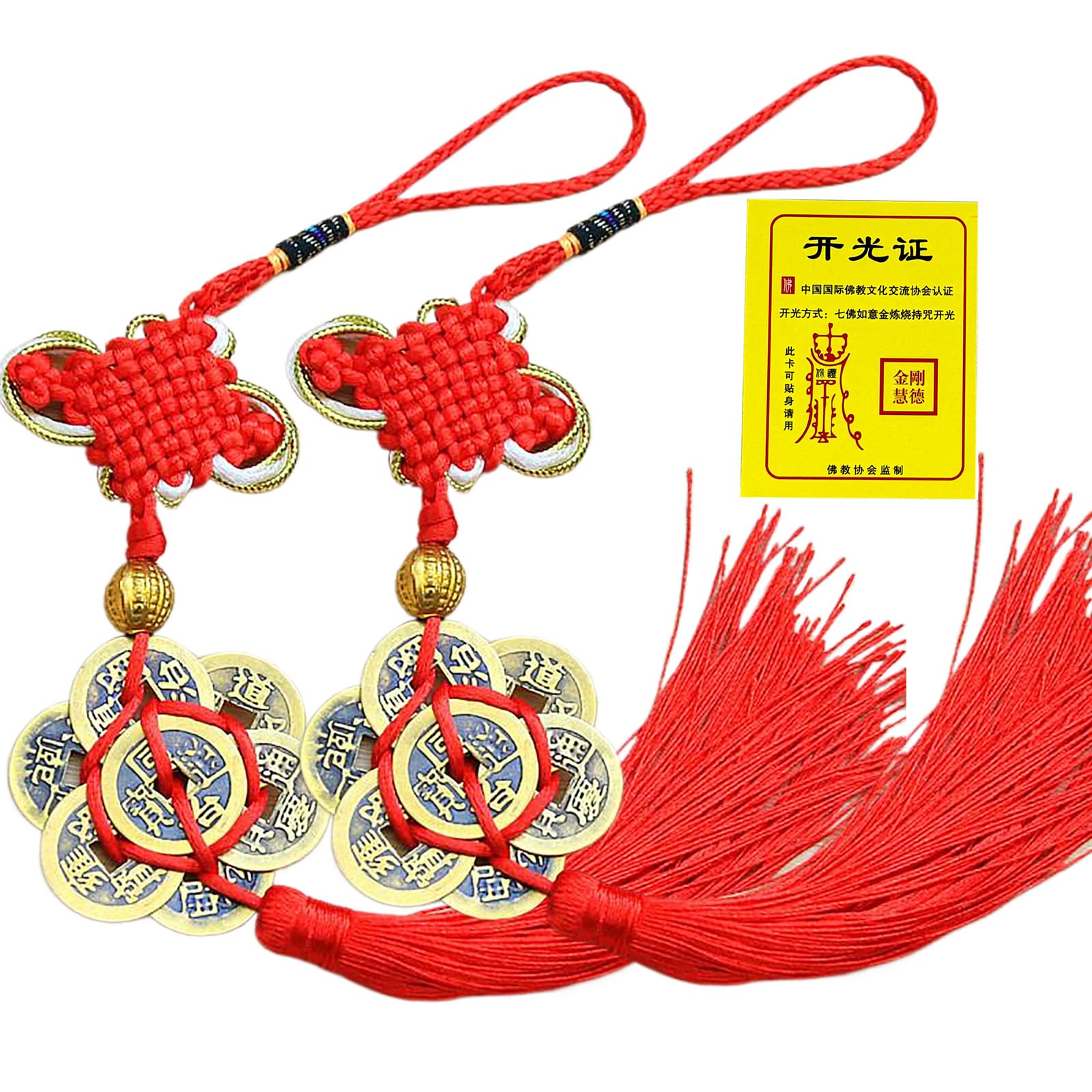 Amazon.com: CNYTPE Five Emperors Coins Feng Shui Gourd - Gourd