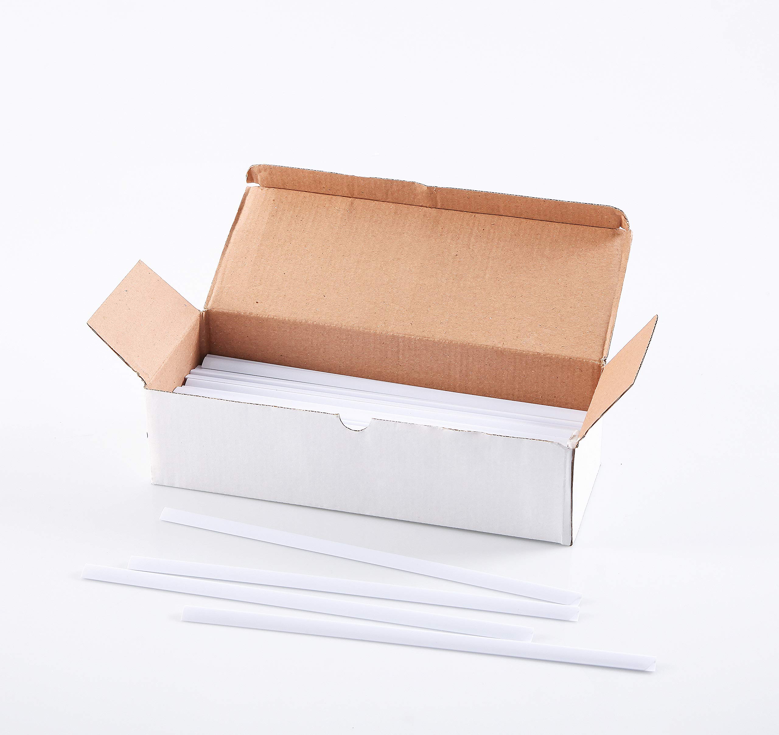 BNC Slide and Grip Binding Bars, 5/16 inches, White Color, Letter Size Pack of 100, 40-60 Sheet Capacity, Round Corner (5/16 Inches, White)