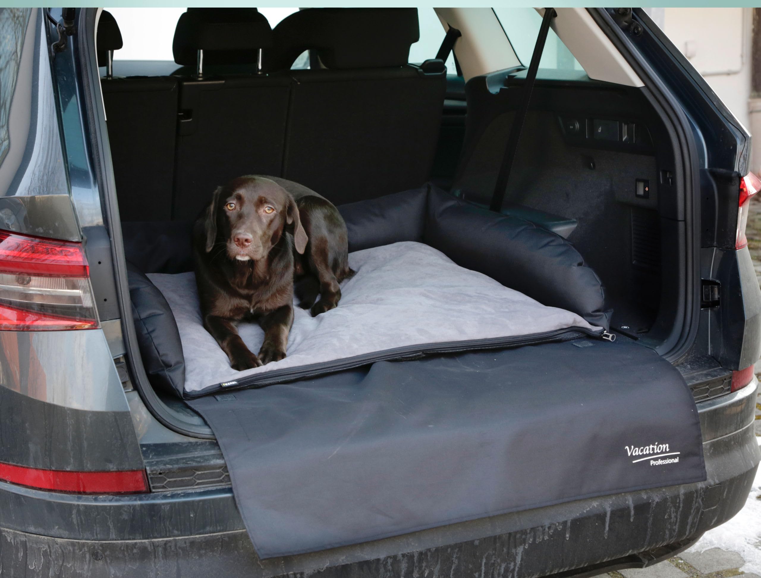 Kerbl - Cama de Coche para Perro, 80 x 60 cm, Color Negro