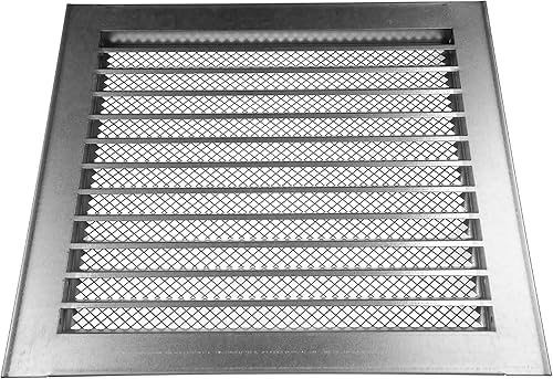 Miniatura 7 de Repa Market Cubierta de ventilación de acero galvanizado Soffit de 12 x 12 pulgadas (dimensiones interiores) - Rejilla de ventilación cuadrada con