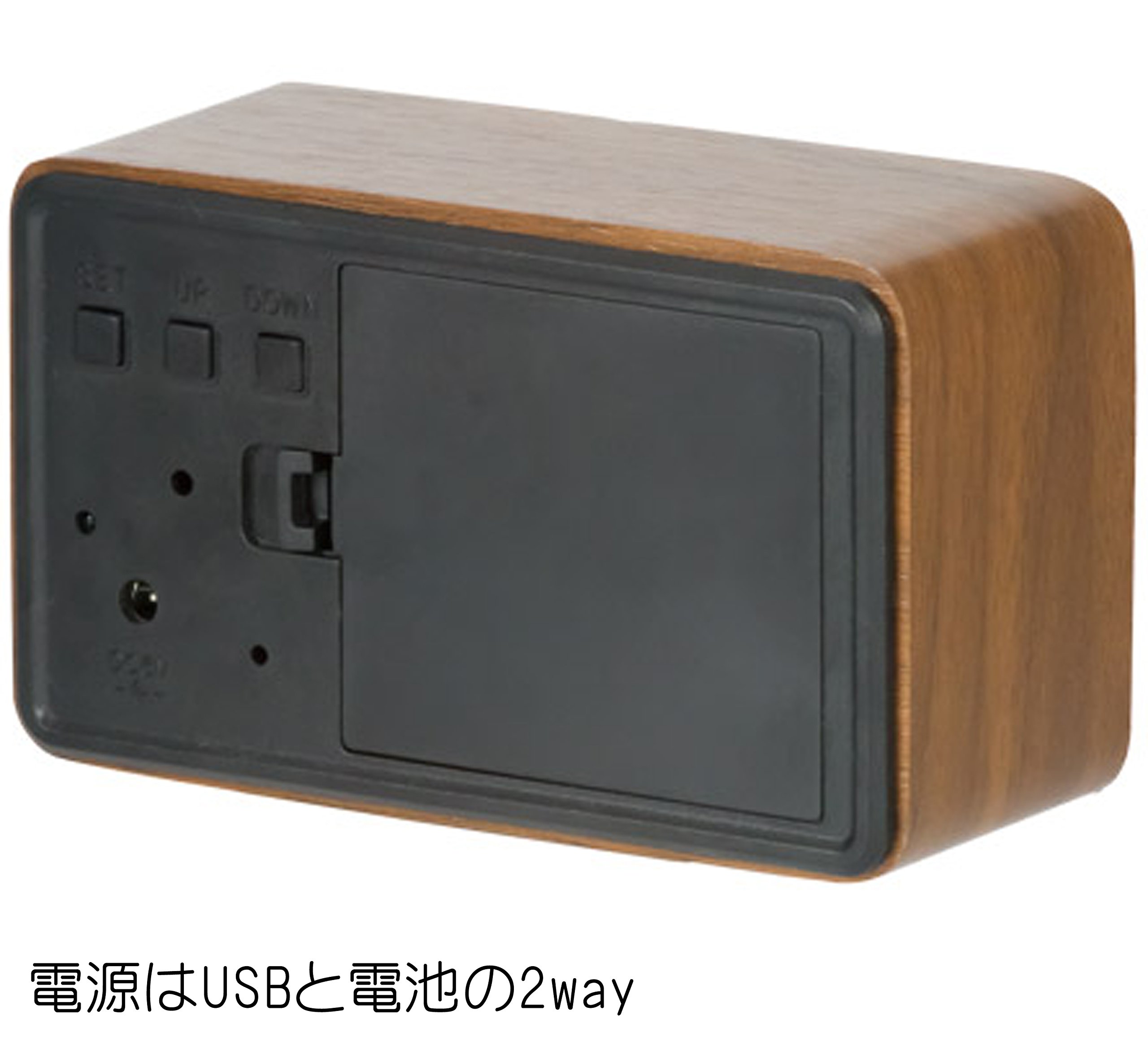 Keroです Amazon.co.jp: ファボリスタ ウッド調 が おしゃれ LED デジタル