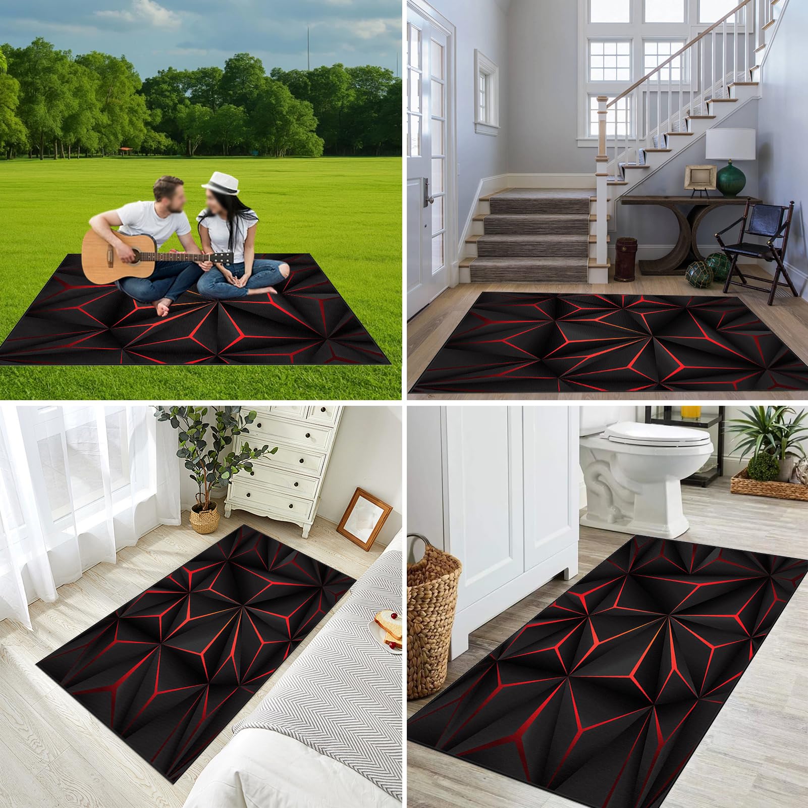 Tapis de Chaise Bureau Protège Sol sous Chaise Tapis de Protection de Sol Tapis protège-Sol Tapis Sol Bureau Tapis Chaise Gaming Tapis Protection Sol Chaise Bureau Antidérapant 80 x 100 cm