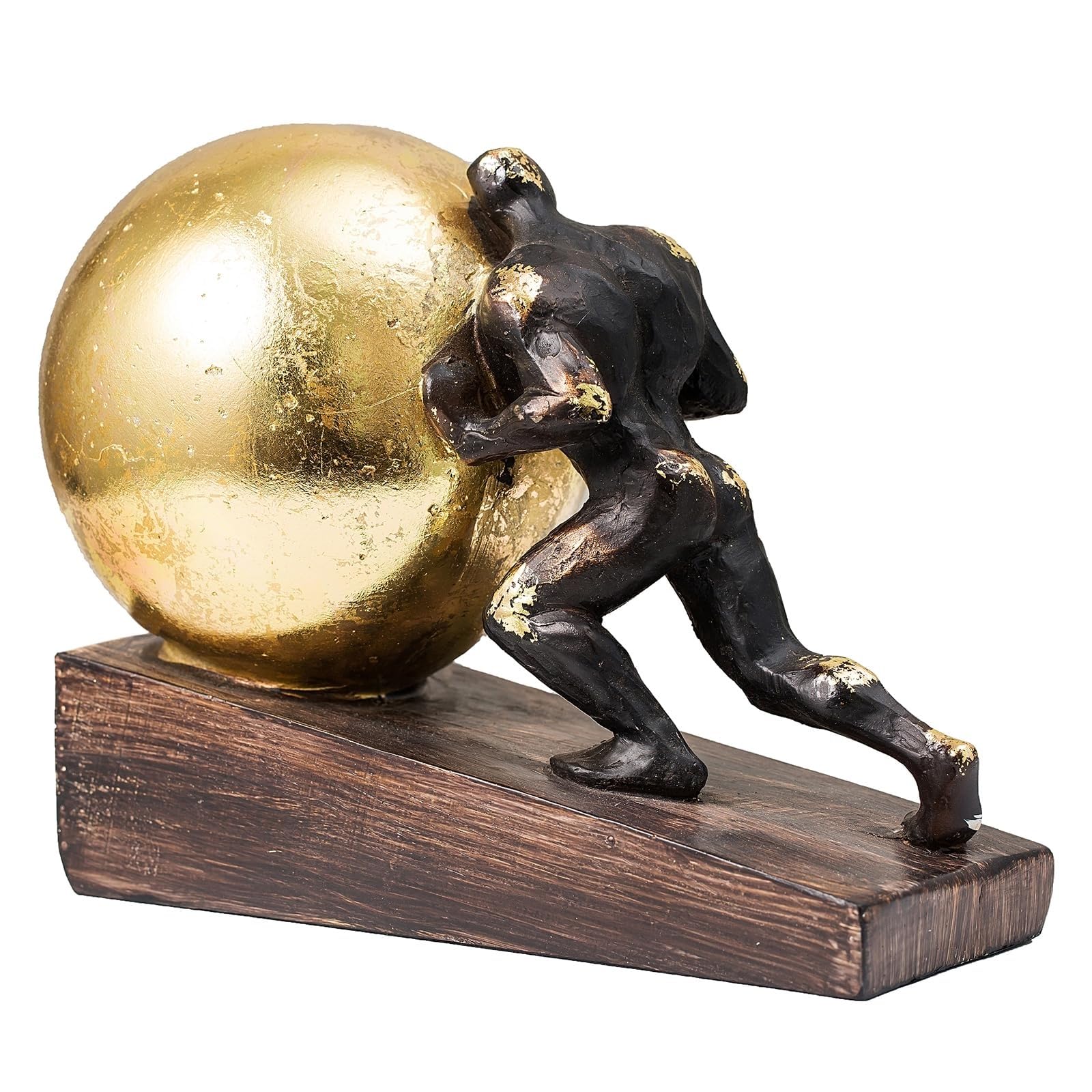 YUZDNM Sculpture Home Decor, Struggler Statue, Sportsman Figurine Ornament for Office Living Room(#b)