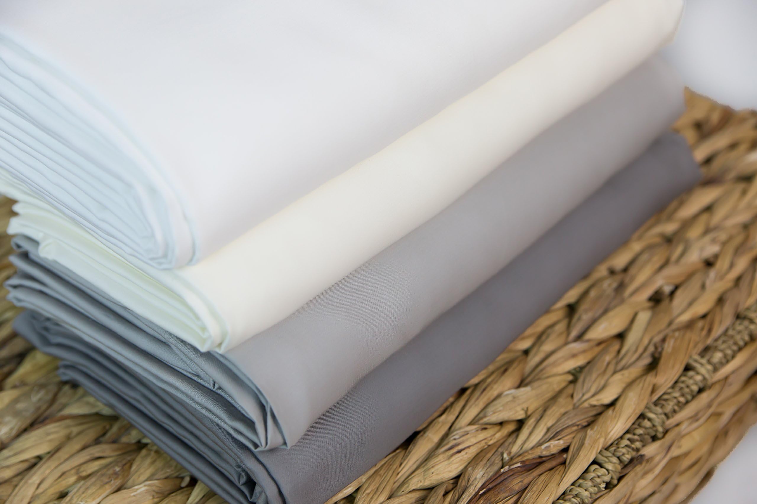 Resorts Resource Group Super Soft Bed Sheets-100% Rayon from Bamboo in Pure White, Size Full