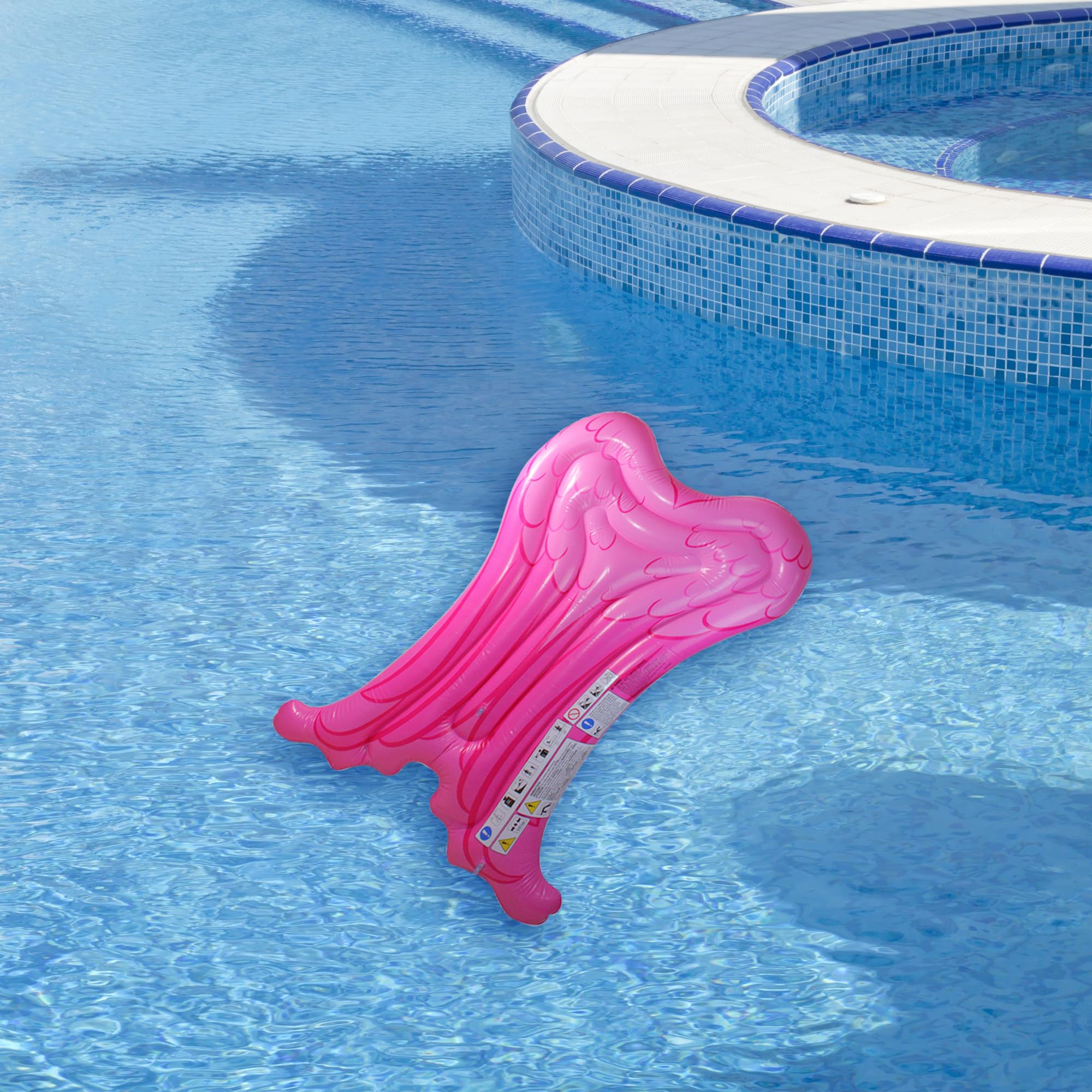 Pool Floats For Adults FUNBOY Giant Inflatable Angel Wings Pool Float ...