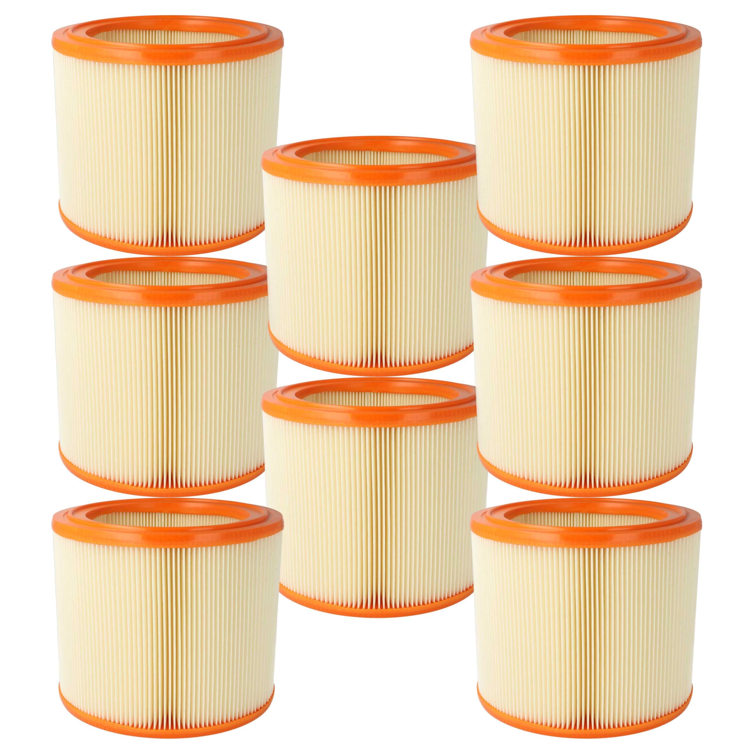 vhbw 8x filtro a lamelle compatibile con Hilti WVC-40 aspirapolvere portatile