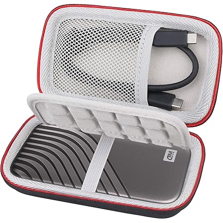 Aenllosi Hart Taschen Hülle für WD My Passport SSD Mobile Festplatte ...