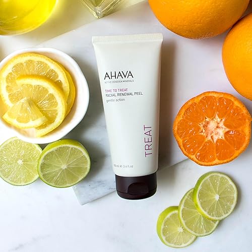 Miniatura 5 de AHAVA Time to Treat Facial Renovación Peeling Gel Peel para un brillo inmediato y un tono uniforme, mejora la renovación, suaviza la superficie de