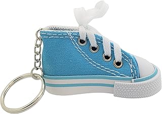 Miniature Sneaker Shoes Keychains (3") 6 Colors: Pink, Light Blue, Green, Red, Blue, Black. Backpacks, Key Chains
