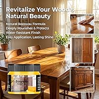 Vista 4 de CARGEN Pulidor de cera de abejas para muebles, cera de abeja para muebles de madera, cera de madera para mesa de comedor, puertas de suelo, sillas