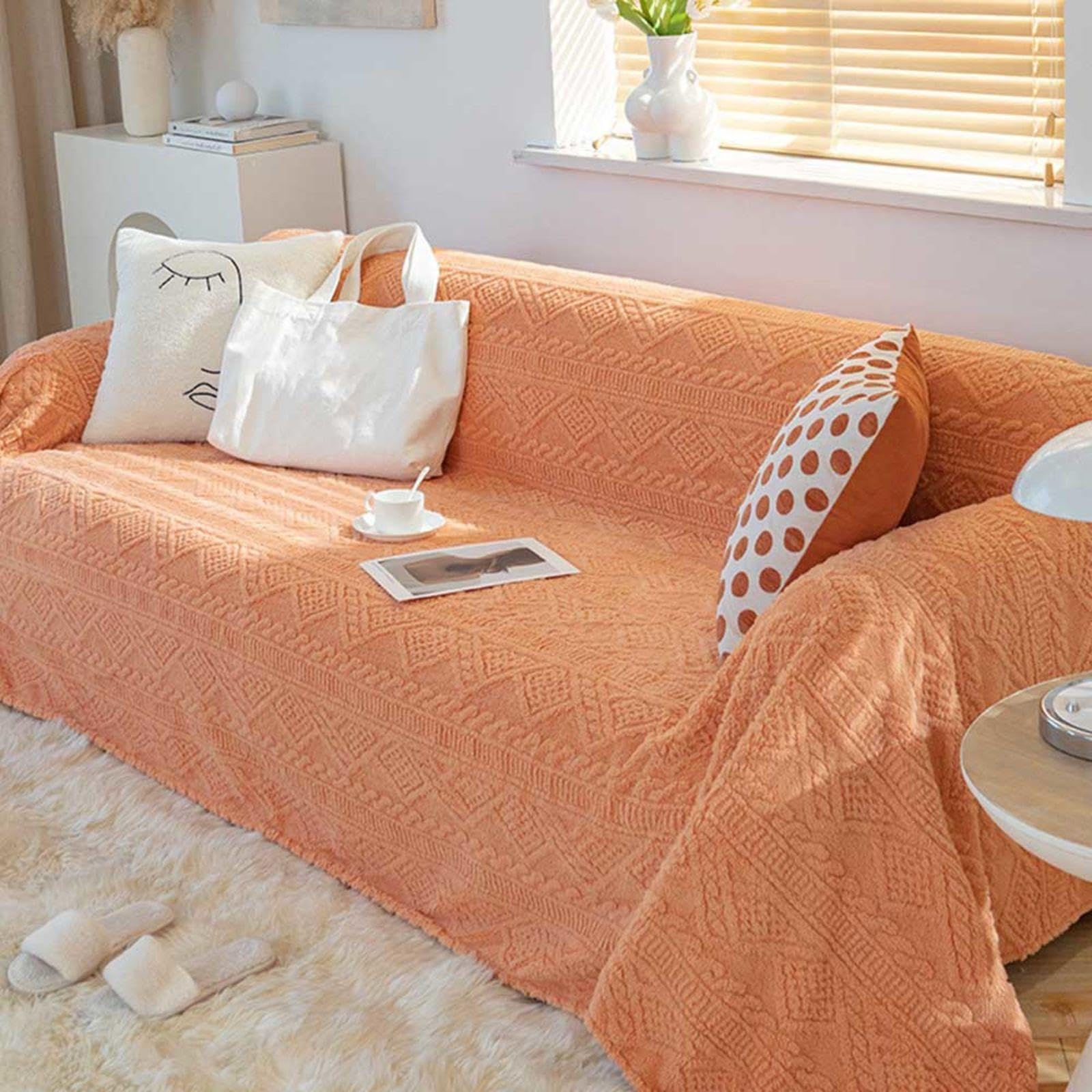 Extra Large Sofa Throws 180x230cm Soft Throws for Sofas Stylish and Comfortable Perfect for 4 Seater Sofas and Settees