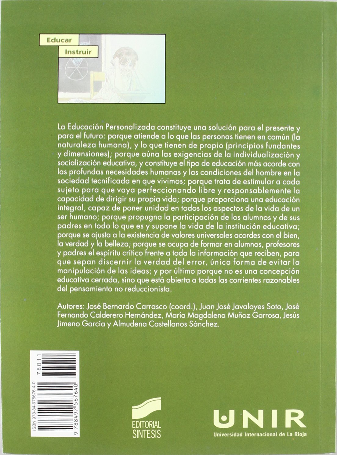 Educación personalizada : principios, técnicas y recursos