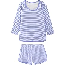 Hilinker Womens Striped Pajama Set 2 Piece Lounge Sets