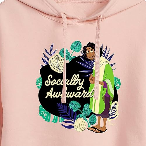 Vista 3 de Disney - Encanto - Socially Awkward Bruno - Sudadera corta con capucha para mujer