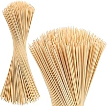 150 Pack Marshmallow Roasting Sticks, 30 Inch Smores Stick Extra Long for Fire Pit, 5mm Thick Bamboo Barbecue Skewers Outdoor for BBQ Kabob Grilling, Campfire, Hotdog, Plant Support
