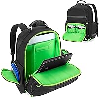 Vista 1 de PGmoon Console Backpack Compatible with PS5Xbox OneOne SXbox 360, Travel Carrying Case Bag with Protective Liner Fits 15.6" Laptop, Headset