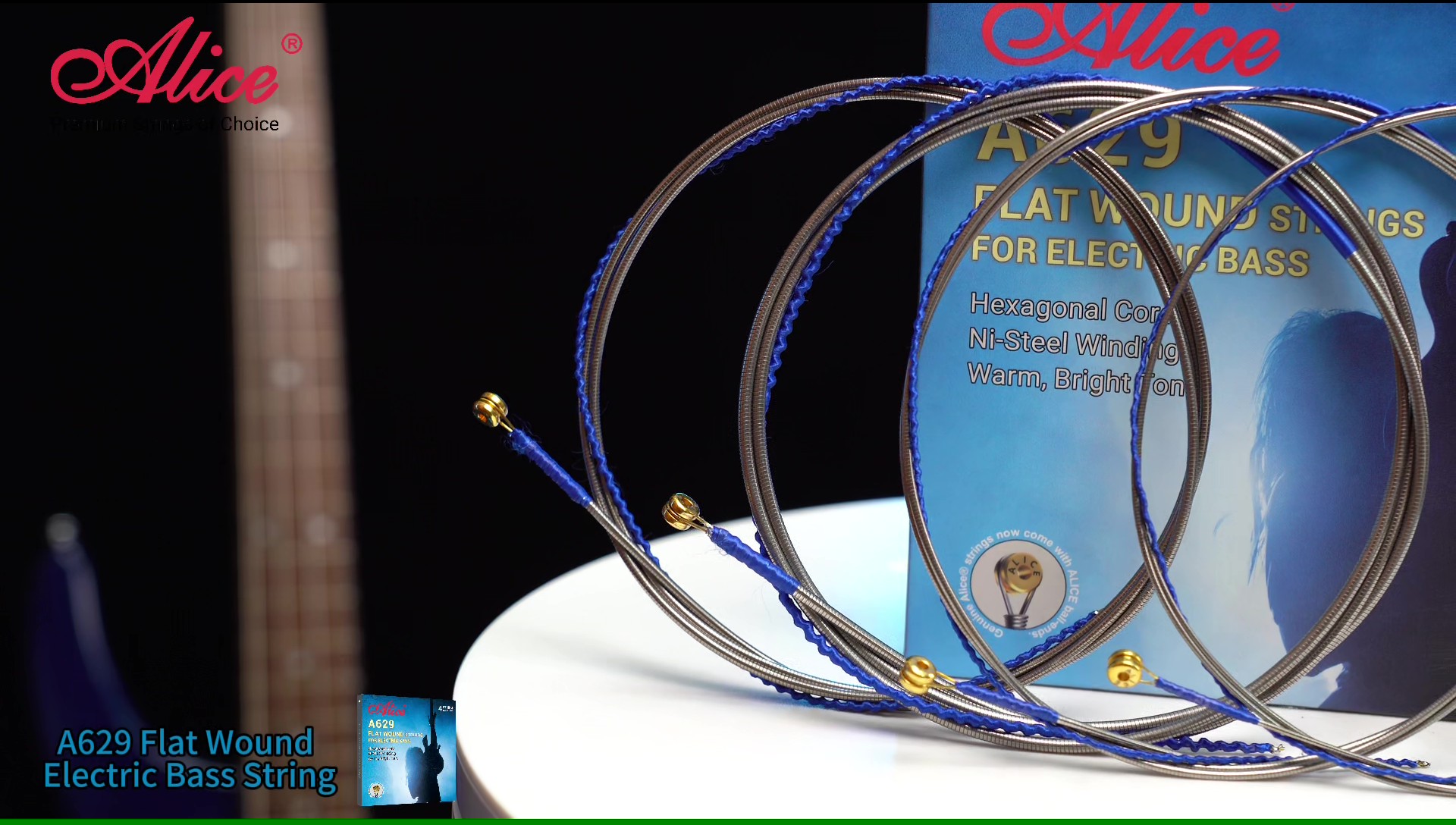 Amazon.com: Alice Flatwound Bass Guitar Strings for