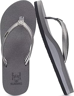 Womens Arch Support Flip Flops Comfortable Yoga Mat Slip on Summer Beach Walking Thong Cushion Sandals