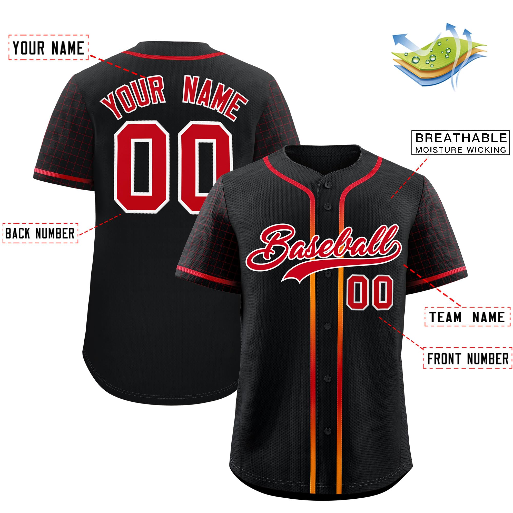 Custom Baseball Jersey Casual Short Sleeves Shirt for Men Women Youth Personalized Printed Stitched Name Number