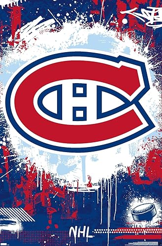 Miniatura 1 de Trends International NHL Montreal Canadiens - Póster de pared con logotipo Maximalist 23