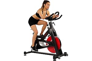 Sunny Health & Fitness SF-B1805 Evolution Pro Magnetic Belt Drive Indoor Cycling...