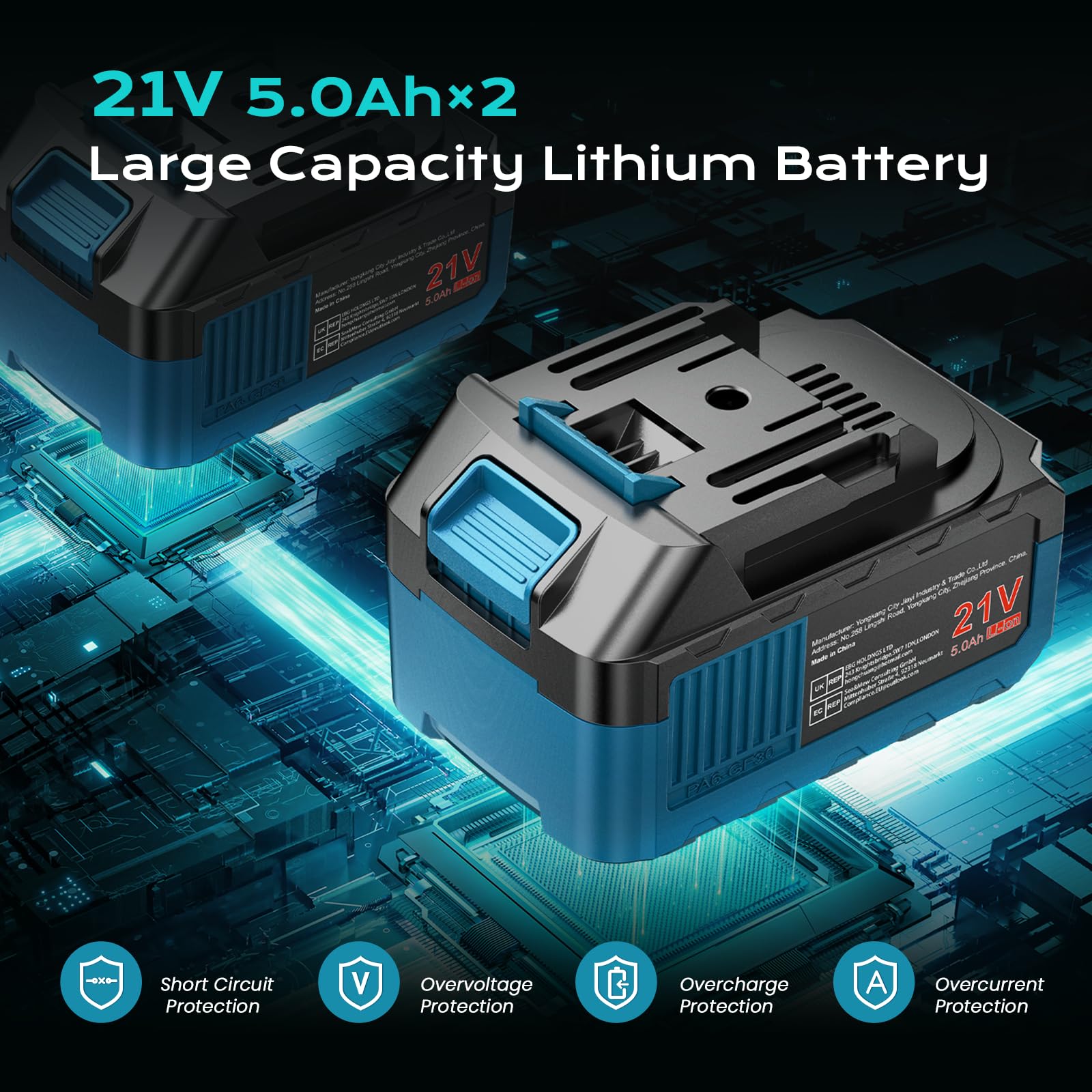 Motosega A Batteria 12 Pollici Senza Spazzole - 2 Batterie 5000mAh, Taglio 26 Cm, Lubrificazione Automatica