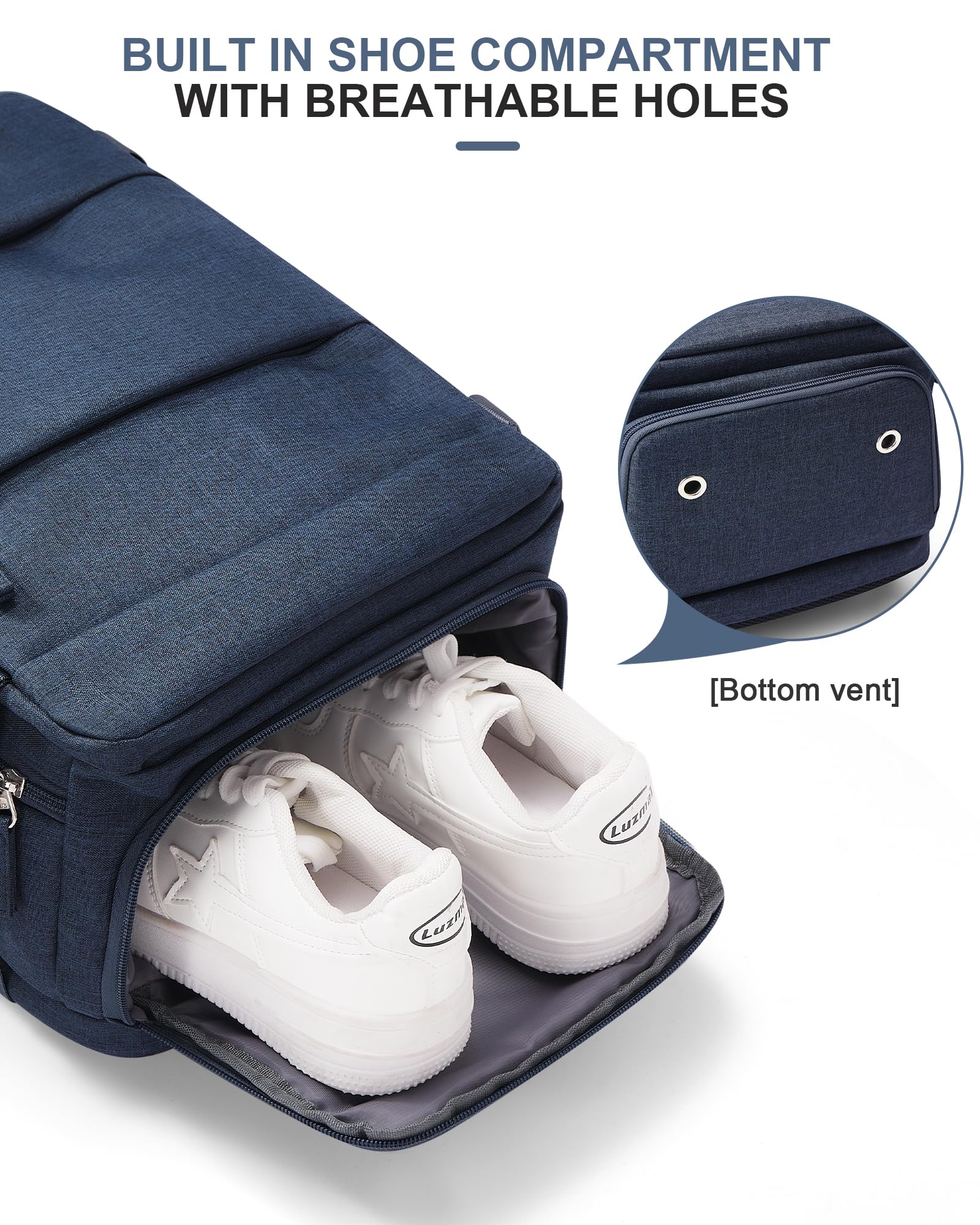 BJLFS Borse da Cabina per Ryanair 40x20x25 Bagaglio a Mano Zaino Borsa Zaino da Viaggio, Zaino da trekking,Zaino Easyjet 45x36x20,Zaino Casual per laptop da 14 pollici per scuola