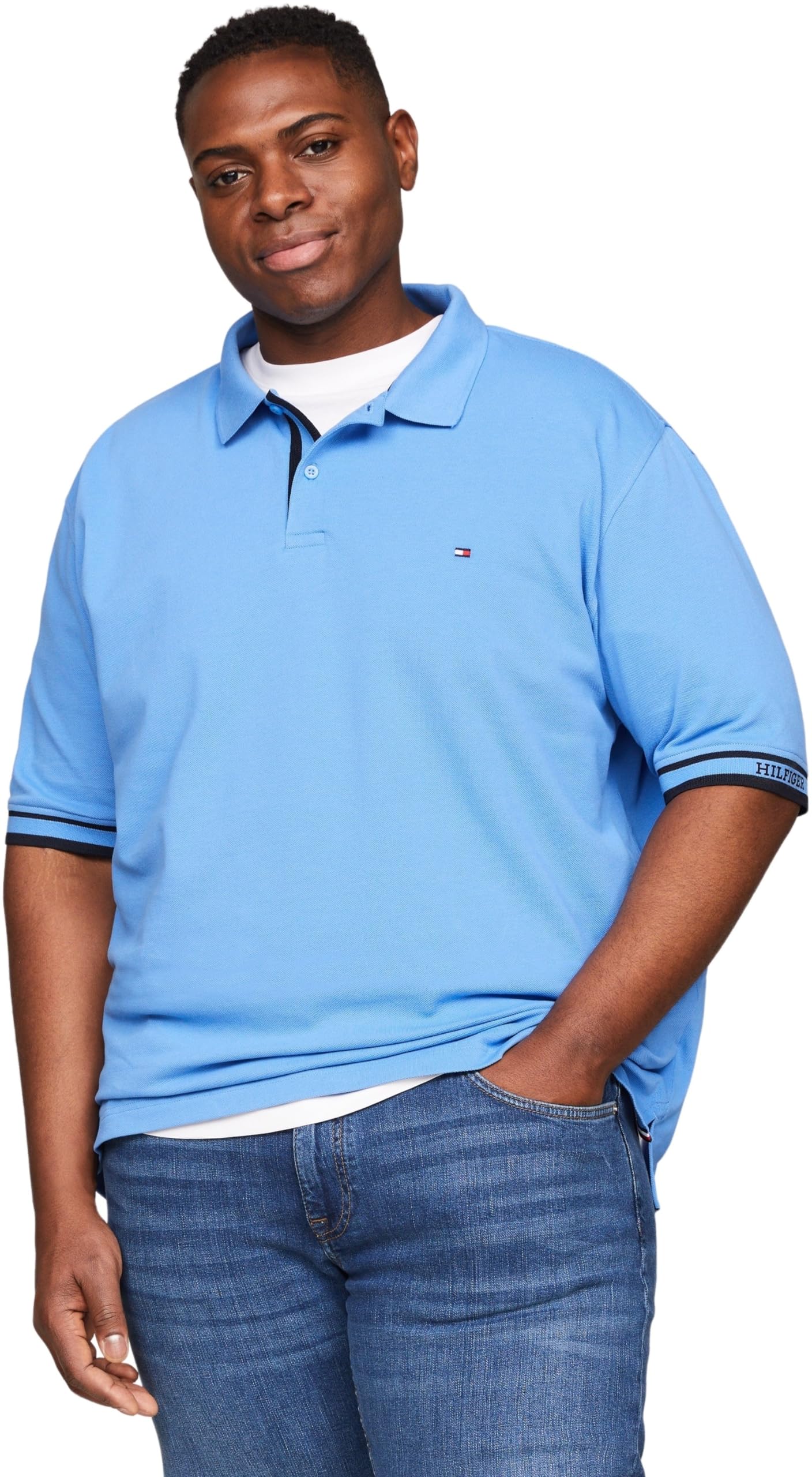 Tommy Hilfiger Polo de manga corta Hombre Plus Slim Fit