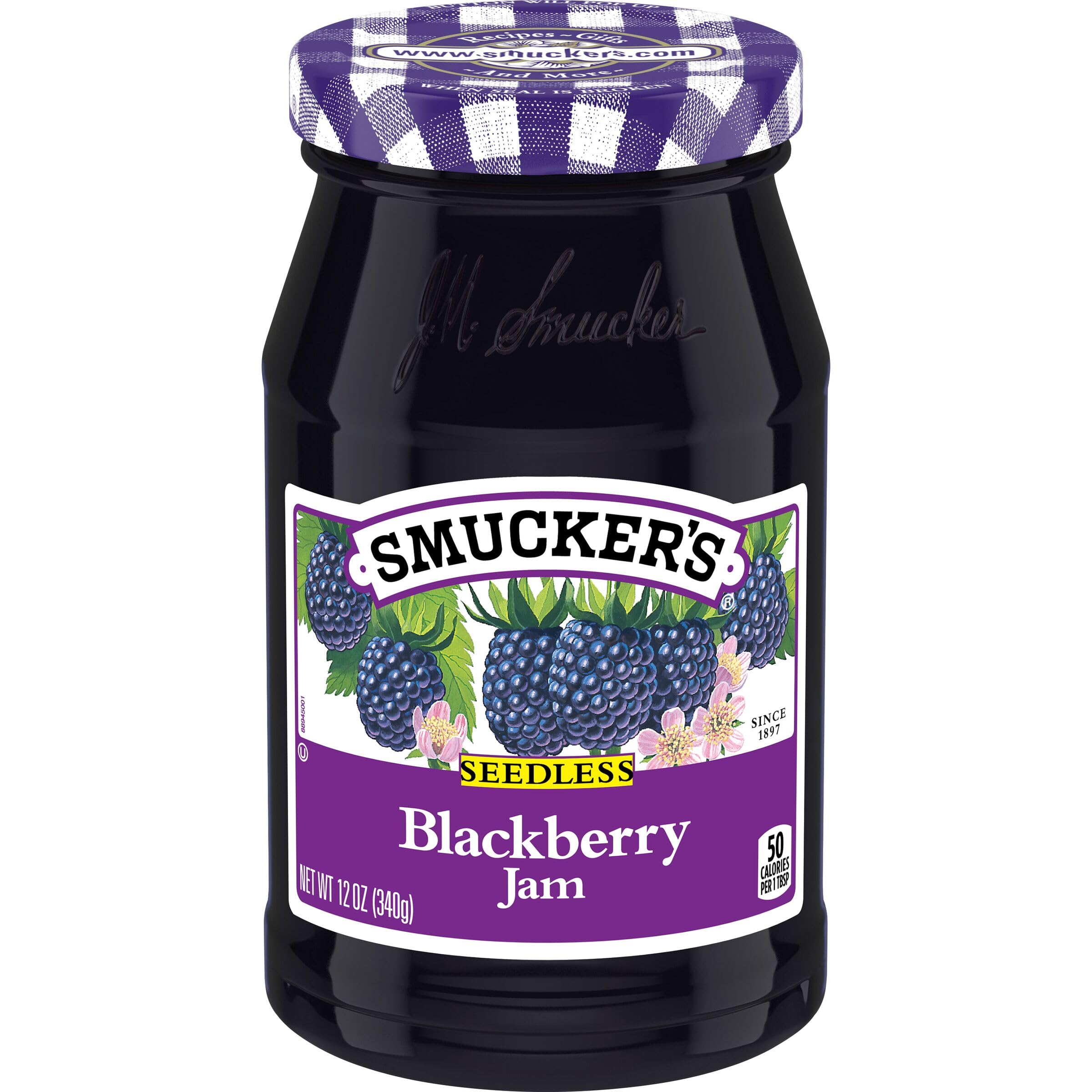 Smucker'sSeedless Blackberry Jam, 12 Ounces (Pack of 6)