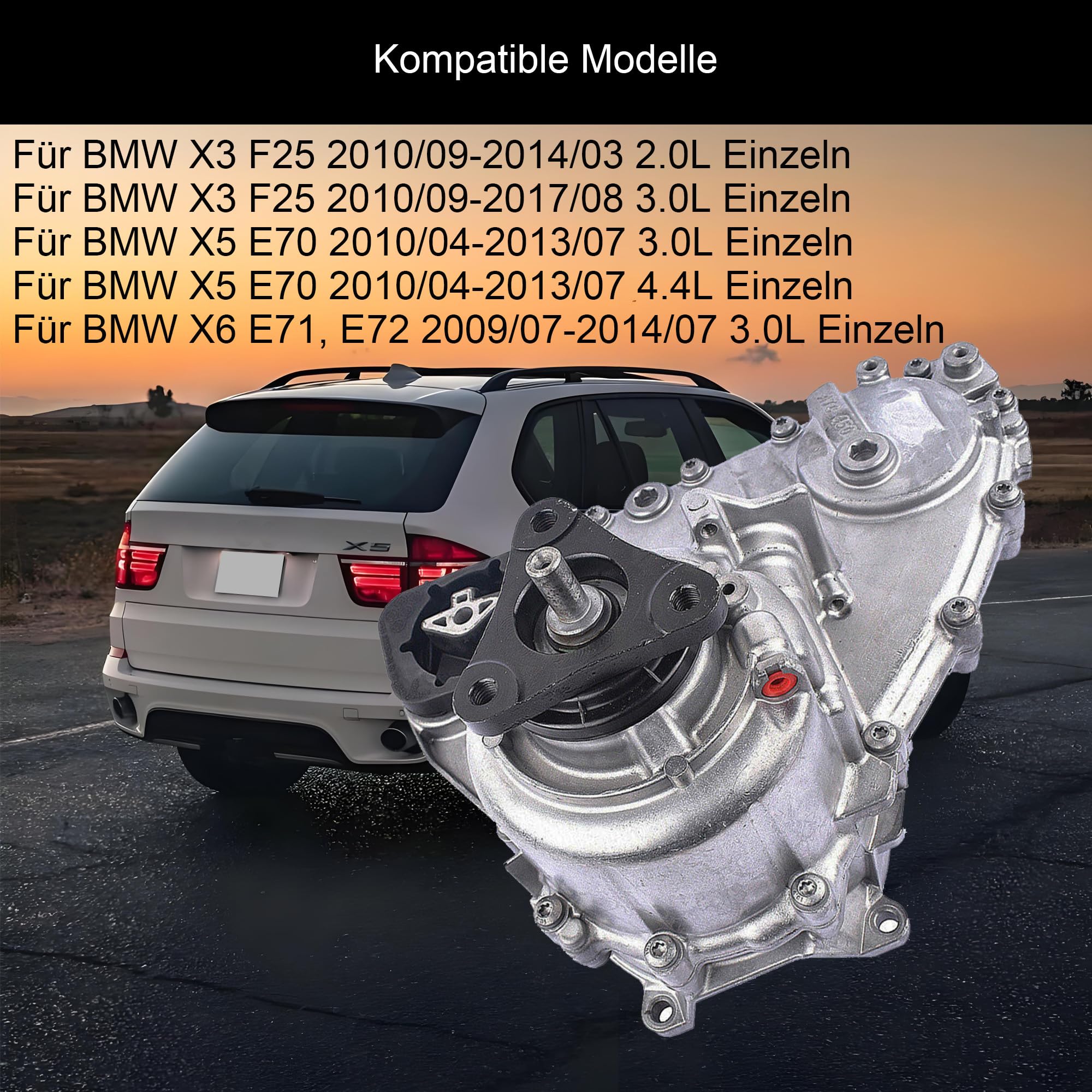 Verteilergetriebe für BMW X3 F25 X5 E70 X6 E71 E72 Xdrive ATC450 27107639271 27107629405