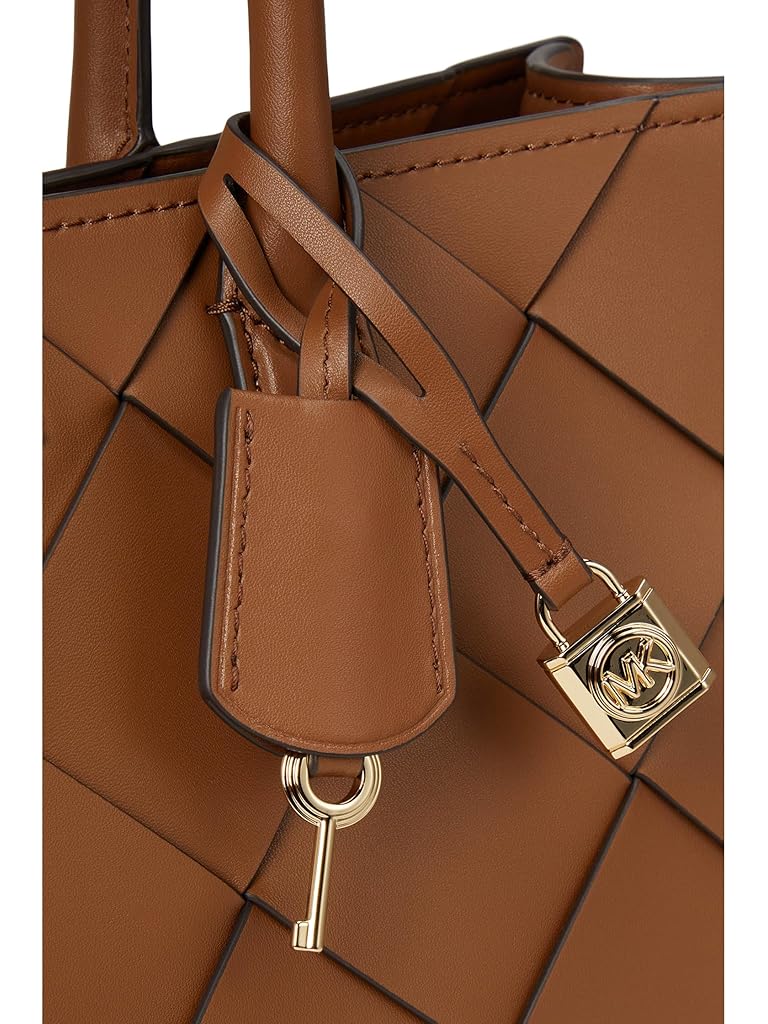 Brown Michael Kors Scarlett Medium East West Satchel