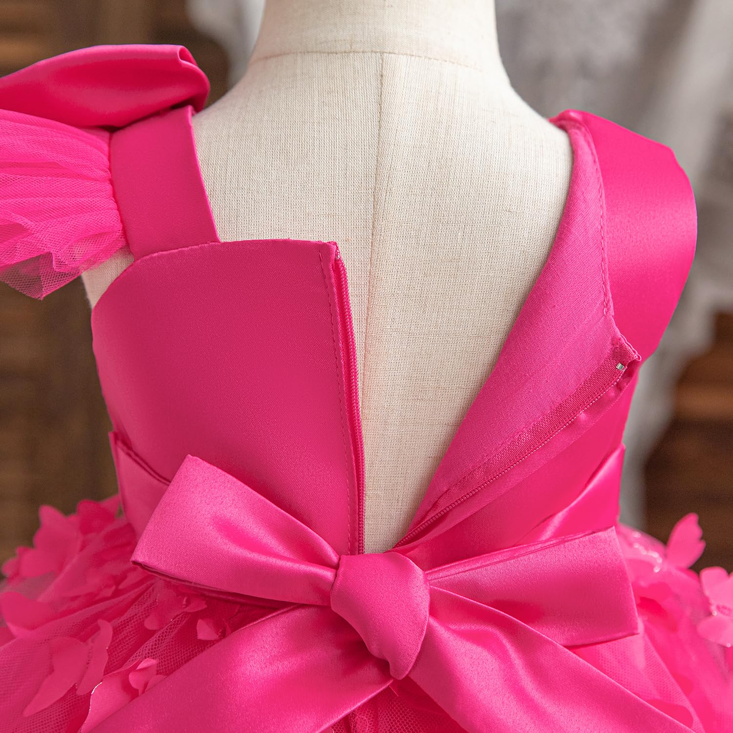 NNJXD Robe de fête d'anniversaire pour fille et fille