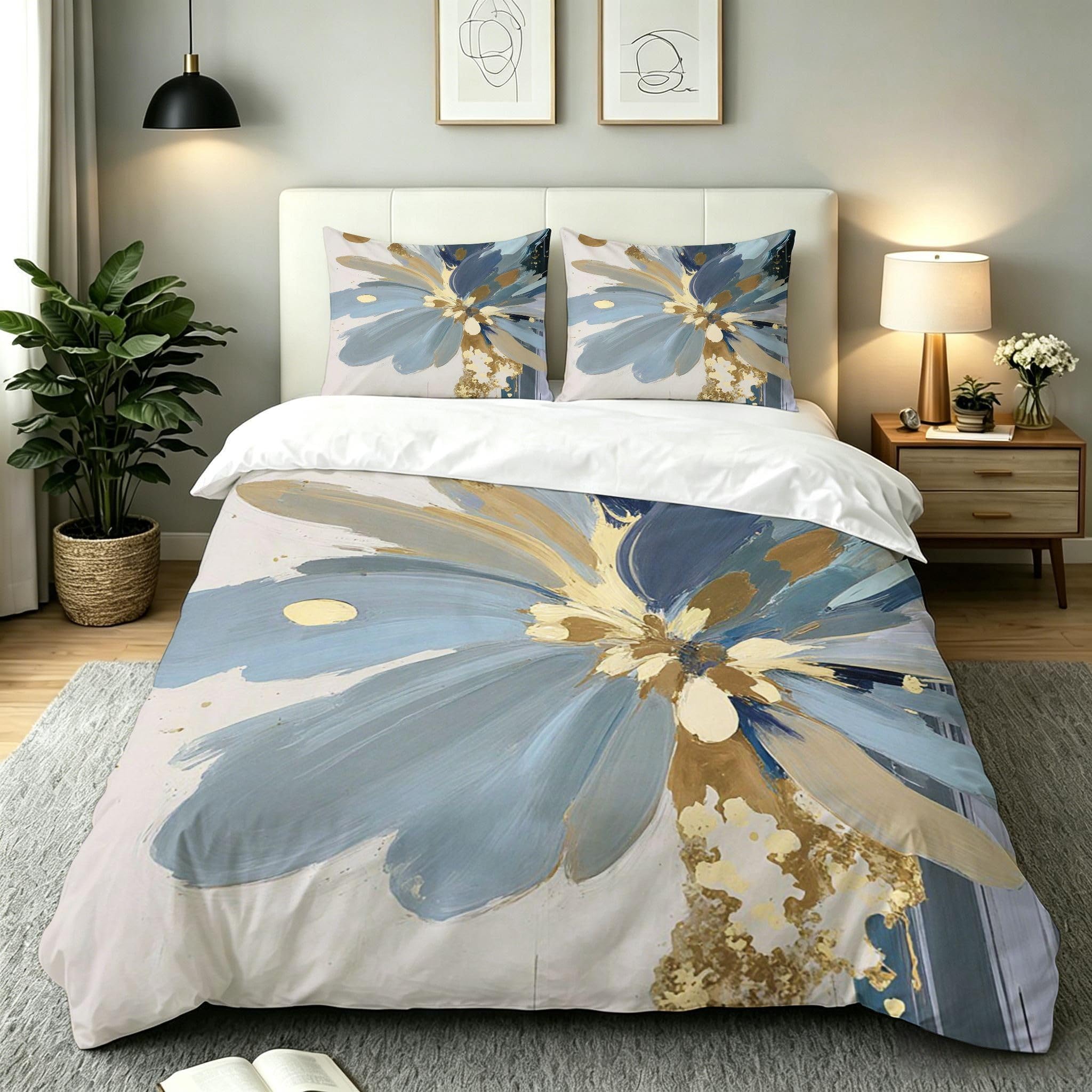 Housse de couette 240x260 zippée grise pour éviter que la couette ne glisse