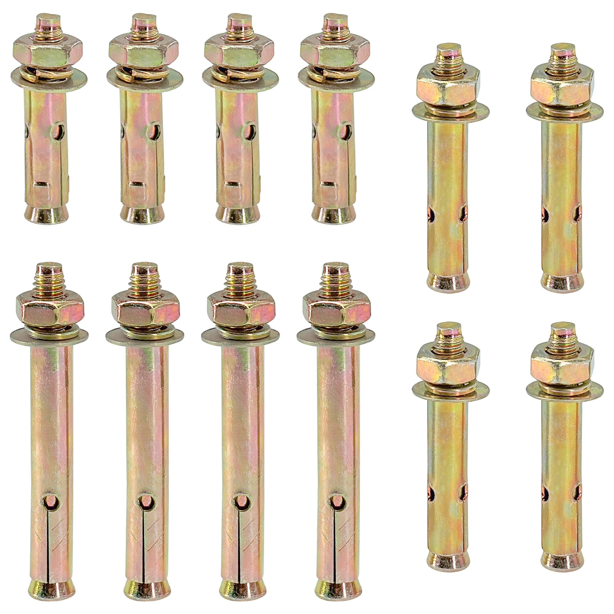 12 PCS Heavy Duty Expansion Bolts - Concrete Anchor Bolts (M8) - Image 3