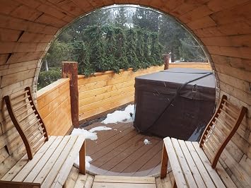 HSE Cedar Canadian Red Cedar Ergonomic S-Shape Sauna Backrest ( حزمة من 1 )