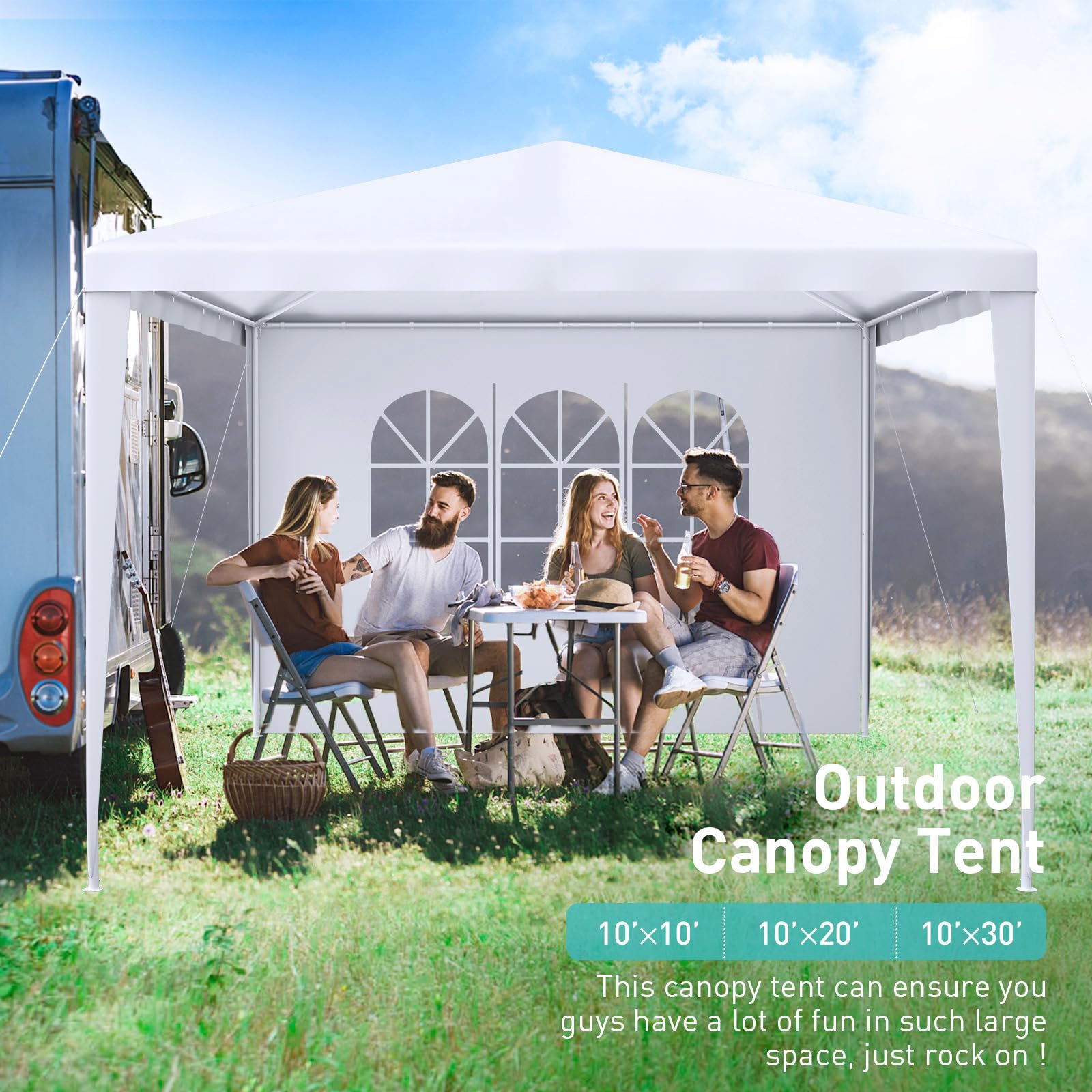 Amazon.com : 10'x10' Outdoor Party Tent, Tents for Parties