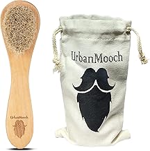 UrbanMooch Facial Cleansing Brush | Face Massage Brush For Exfoliation - Promotes Lymphatic Drainage, Deep Cleansing, Gentle Pore Cleaning For Glowing, Soft Skin - Wooden Handle