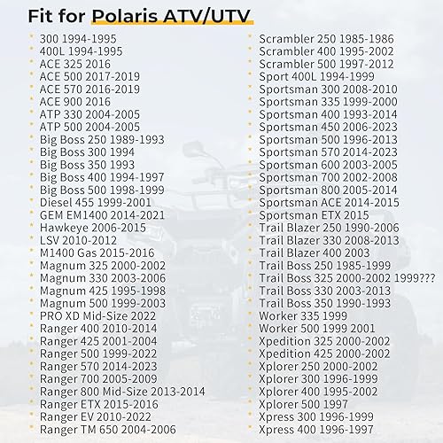 Miniatura 2 de Kit de arandela espaciadora de bola pivote para Polaris Sportsman Ranger Magnum Scrambler Trail Blazer Trail Boss Xplorer Xpedition Xpress Big Boss